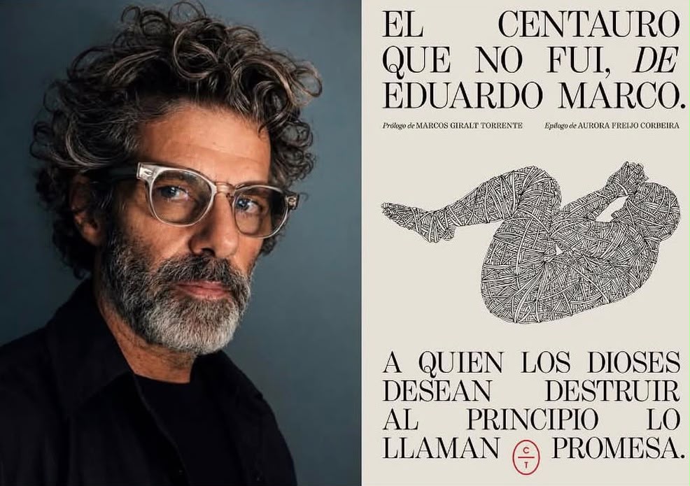 Imagen para artículo El centauro que no fui, el nuevo libro de Eduardo Marco