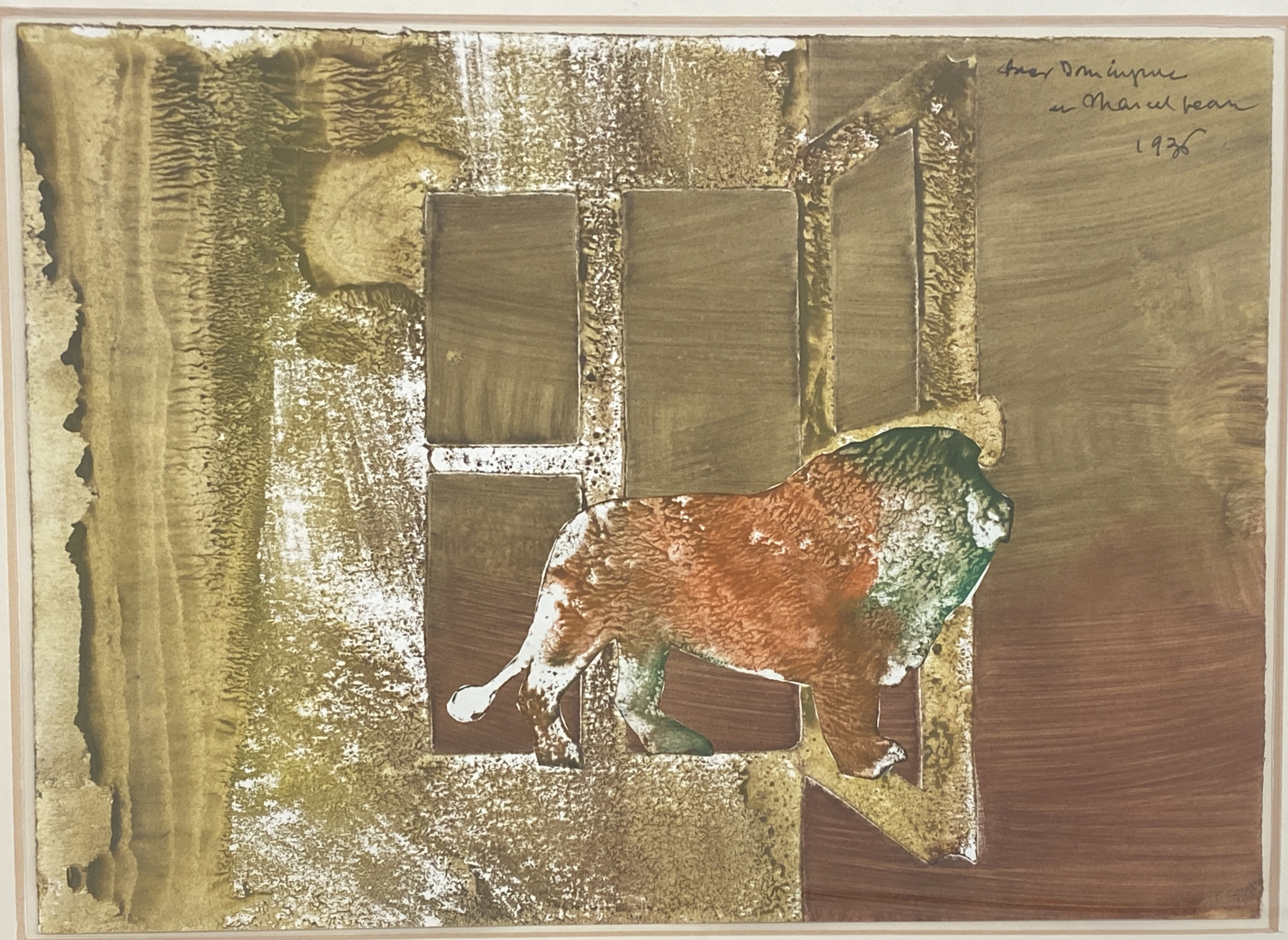 Lion, la fenêtre, 1936