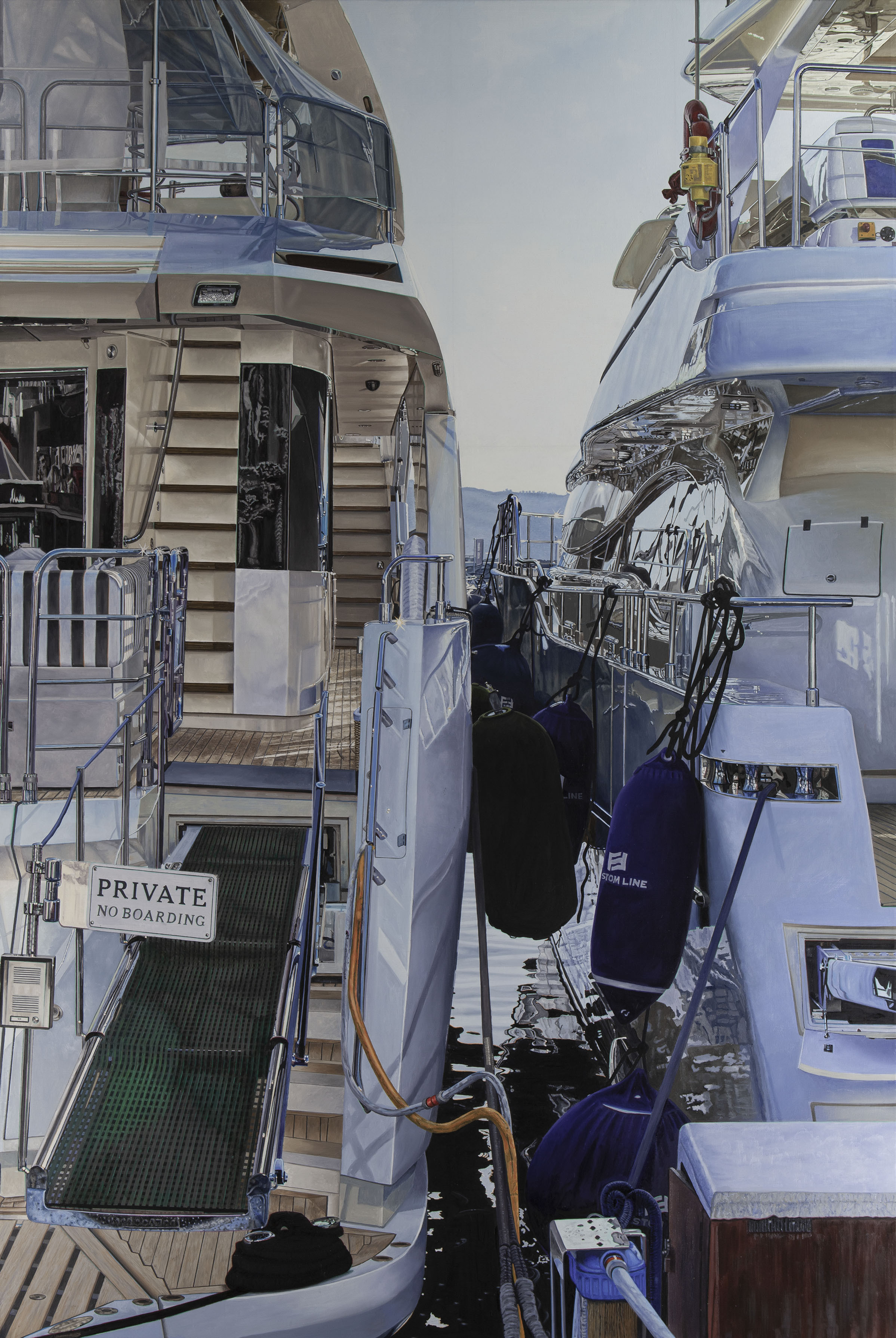 Yates amarrados a puerto, Marbella, 2022