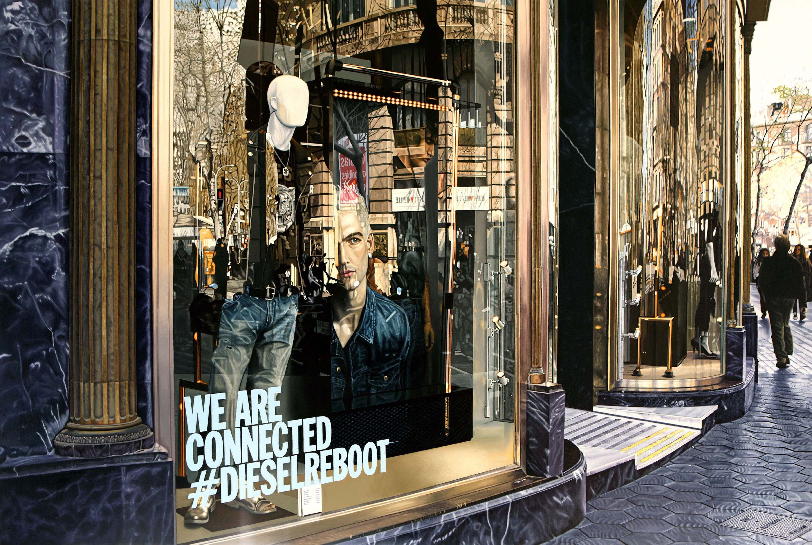 Tienda Diesel en Paseo de Gracia, 2015